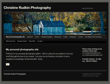 Tablet Screenshot of christinerudkin.com